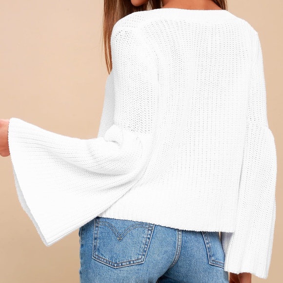 Free People Bell Sleeve Sweater - Picture 2 of 5